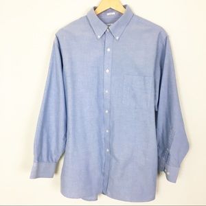 VAN HEUSEN Blue Dress Shirt 17.5
